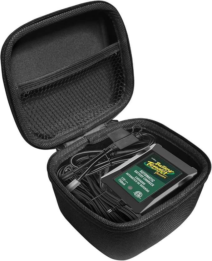 Hard Case Compatible for Battery Tender 021-0123 Battery Tender Junior 12V 0.75A Battery Charger