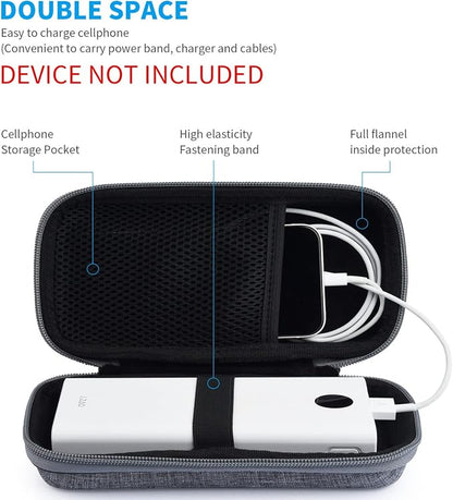 Skynew Power Bank Case for INIU 20000mAh Power Bank, Portable Charger Case for Durecopow 20000mAh Solar Power Bank and iMuto 30000mAh Power Bank with Carabiner