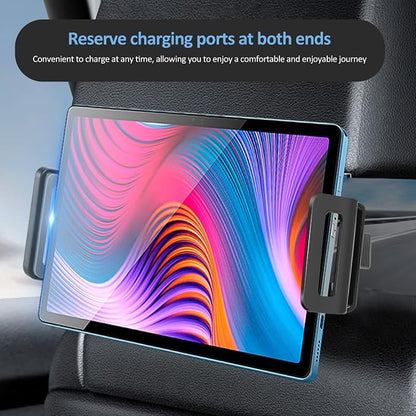 ibasenice Car Headrest Tablet Mount Universal Back Seat Tablet Holder Headrest Phone Holder for Car Easy Install