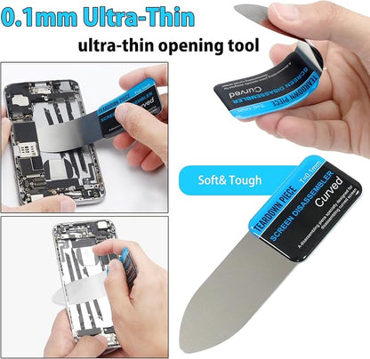 Spudger Pry Tool Kit 14 Piece Opening Tool, Plastic & Metal Spudger Tool Kit, Ultra-Thin Prying & Open Tool for Phone, Laptop, Pad, Cell Phone, Tablet, Computer, Electronics Repair