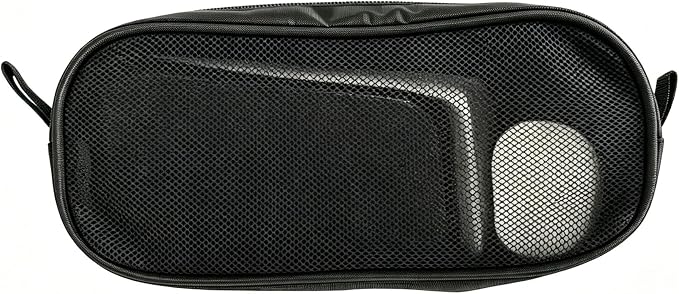 Digital Gadget Storage Bag, Portable Travel Organizer Case for Power Bank, Charging Cable, Earphone, USB Flash Drive, Large Electronics Accessories Pouch with Mesh Window Handle Strap