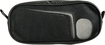 Digital Gadget Storage Bag, Portable Travel Organizer Case for Power Bank, Charging Cable, Earphone, USB Flash Drive, Large Electronics Accessories Pouch with Mesh Window Handle Strap