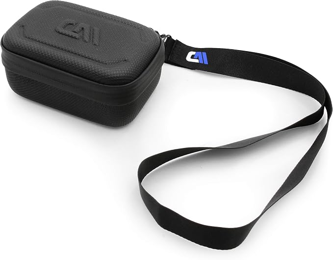 CASEMATIX Travel Case Compatible With DJI Mic 2 Wireless Microphone Kit or Original - Compact Lavalier Microphone Protection to Carry Lav Mic in Charging Case and Small Accessories
