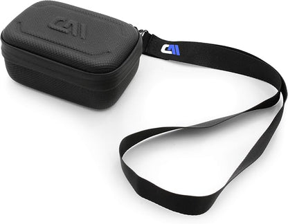 CASEMATIX Travel Case Compatible With DJI Mic 2 Wireless Microphone Kit or Original - Compact Lavalier Microphone Protection to Carry Lav Mic in Charging Case and Small Accessories