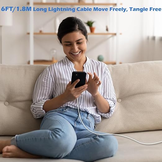 Fast Charging for iPhone 14 13 12 11,2Pack MFi Certified, USB C Charger Block with 6FT USB C to Lightning Cable Charging for iPhone 14/14 Pro Max/13/13 Pro Max/12/12 Pro Max/11/11Pro/XS/Max/XR/X,iPad