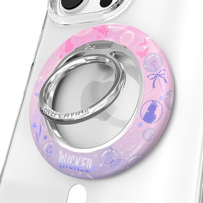 VELVET CAVIAR Compatible with MagSafe Phone Grip 2.0 | Cute Magnetic Ring Holder | Finger Loop Kickstand | Pop On Accessory for iPhone 17, 16, 15, 14, 13, 12 | Glinda's Bubble