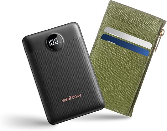 Small Portable Charger 10000mAh, Mini Power Bank with LED Display, 20W Fast Charging USB-C Battery Pack, Compact Travel Charger Compatible with iPhone 17/16/15/14, Samsung S25/24, Android, etc