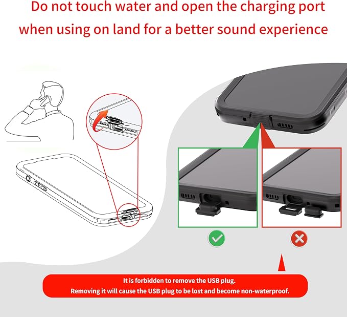 Omio for Galaxy A16 5G Waterproof Case, Full Body IP68 Underwater Clear Protective Case Built-in Screen Protector Heavy Duty Shockproof Case for Men Women, Black