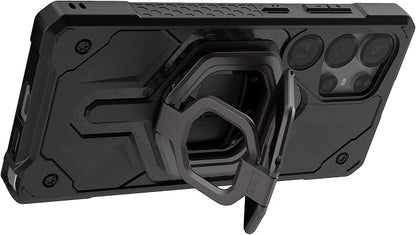 URBAN ARMOR GEAR UAG Magnetic Ring Stand Monarch Mag2 w/Built-in Bottle Opener - Ultra-Strong Double Magnet MagSafe Compatible Metal Phone Ring Grip 360 Rotation Multi-Functional Kickstand, Gunmetal