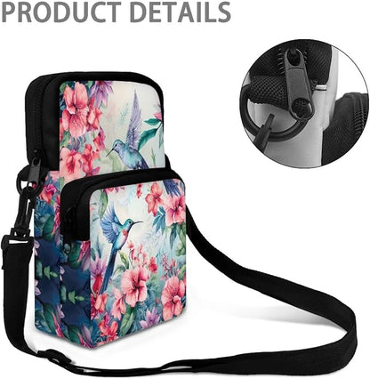 Men's Crossbody Bag, Small Cell Phone Wallet, Women's Shoulder Handbag, Travel Gym Bag