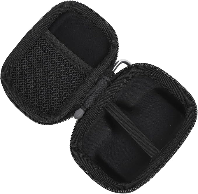 PUSOKEI Battery Storage Bag Reduce Impact Force Power Bank Carrying Case for Portable Charger (Black)
