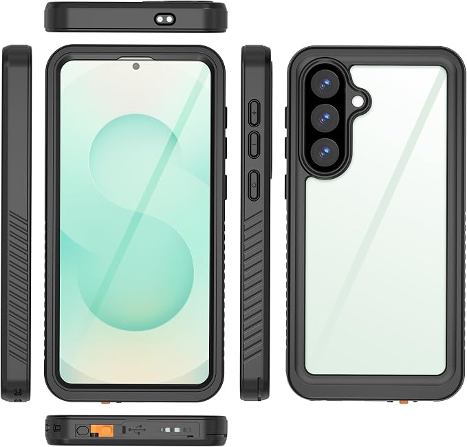 for Samsung Galaxy S26 Plus Waterproof Case, Military-Grade Full Body Defense: IP68 Underwater Protection, Built-in Screen Protector & Camera Lens Cover, 10FT Waterproof Shockproof Dustproof.