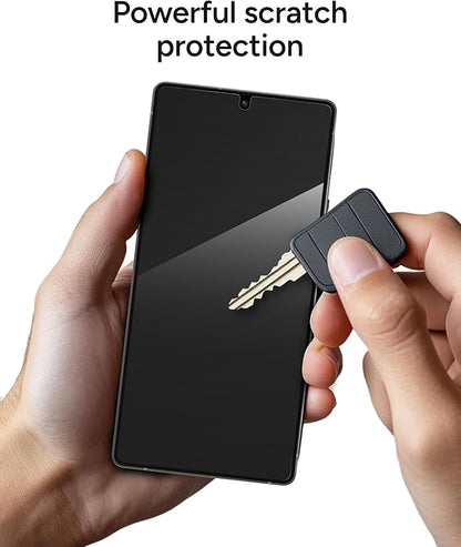 ZAGG Glass+ Samsung Galaxy S25+/ S24+ Screen Protector – Extreme Impact & Shatter Protection, Scratch-Resistant, Smudge-Resistant, Fingerprint Scanner Compatible, InvisibleShield, Easy Installation
