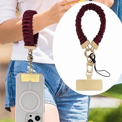 Long Pond Secure Adjustable Cell Phone Wrist Strap, Elastic Band for iPhone 16 Pro Max&Most Cellphones | Workout & Travel