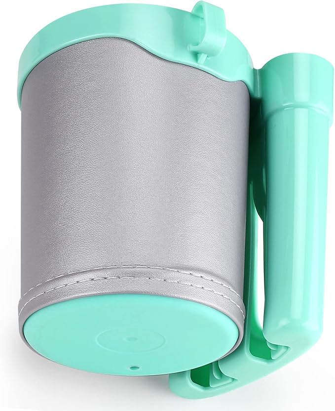 Accmor 3-in-1 Bike Cup Holder with Cell Phone Keys Holder, Bike Water Bottle Holders, Universal Bar Drink Cup Can Holder for Bicycles, Motorcycles, Scooters, Grey Green