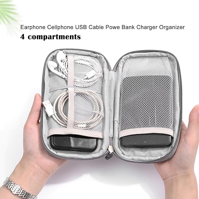 Organizer Bag Case Electronic Devices Travel Pouch Cable USB Charger Accessories Cellphone SD Power Bank Earphone