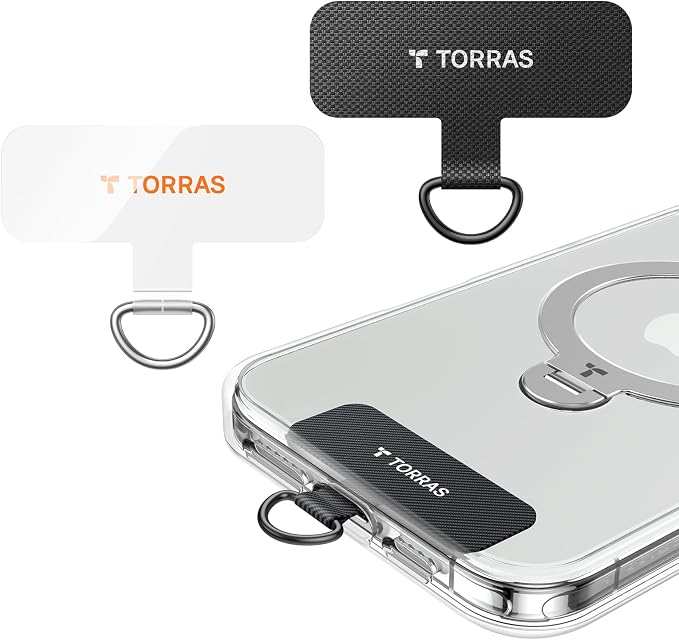 TORRAS Freedom Phone Lanyard Crossbody, Adjustable Lightweight Phone Strap with 2 Phone Tabs