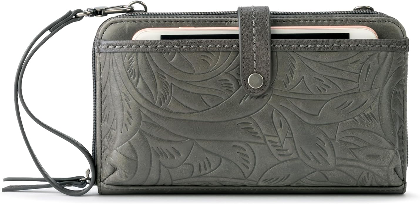 The Sak Iris Smartphone Crossbody Purse - Small Women's Cellphone Bag & Wallet For Everyday- Convertible Wristlet With Zipper