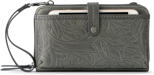 The Sak Iris Smartphone Crossbody Purse - Small Women's Cellphone Bag & Wallet For Everyday- Convertible Wristlet With Zipper