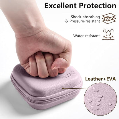 Charger Case for Macbook, Portable Tech Electronic Organizer Bag, Small Travel Storage Pouch for Laptop Accessories, MacBook Power Adapter, Charging Cords, USB Drives, Power Bank (Purple, M)