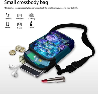 DISNIMO Small Crossbody Bags for Women Trendy Cross Body Cell Phone Shoulder Bags Purses with Adjustable Strap