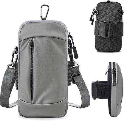 Phone Holder for Running Armband,Cell Phone Purse Small Crossbody Bags for Women Men Kids,iPhone 17 16 16e 15 14 13 12 11 Pro Max Xs Xr X Plus Mini Galaxy Ultra S26 S25 Note Bag Gym Arm Bands