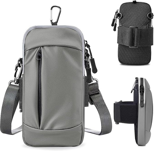 Phone Holder for Running Armband,Cell Phone Purse Small Crossbody Bags for Women Men Kids,iPhone 17 16 16e 15 14 13 12 11 Pro Max Xs Xr X Plus Mini Galaxy Ultra S26 S25 Note Bag Gym Arm Bands