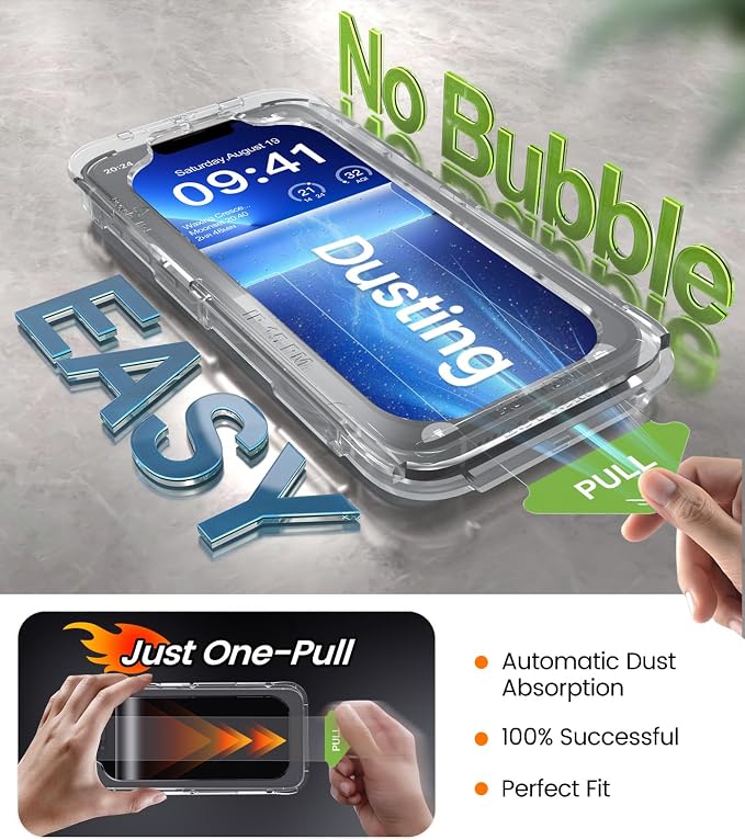 iGluz 4 Pack for iPhone 13 Pro Max Screen Protector with 2-Pack Camera Lens Protector[99.99%HD Clear][9H Tempered Glass][Bubble Free][Easy Installation][Smooth Touch][Anti-fingerprint],4+2 Protection