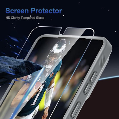 RMOCR for Samsung Galaxy S26 Ultra Case with Screen Protector+Lanyard Wrist Strap,Magnetic Translucent Matte Rugged Slim Phone Cover Built in Invisible Kickstand [Fit for MagSafe],2026 Grey