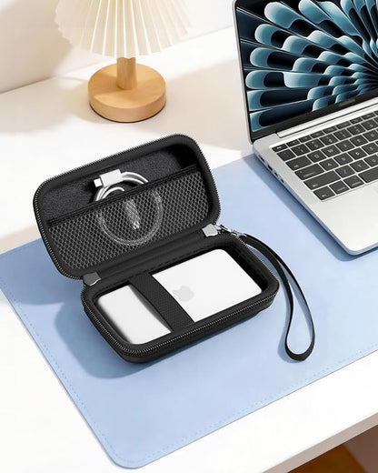ProCase EVA Hard Shell Case for iPhone Air Magsafe Battery/Anker Nano Magnetic Power Bank/Baseus Picogo Wireless Portable Charger, Fits Power Banks Up to 5.1" × 2.9" × 0.59"-Black