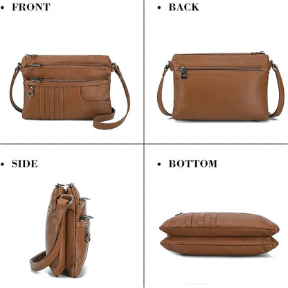 MINICAT Multiple Pockets Small Crossbody Purse Cell Phone Purse Shoulder Bags for Women Cross Body Bag for Woman