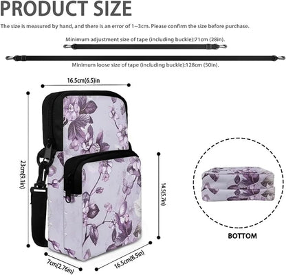 Men's Crossbody Bag, Small Cell Phone Wallet, Women's Shoulder Handbag, Travel Gym Bag