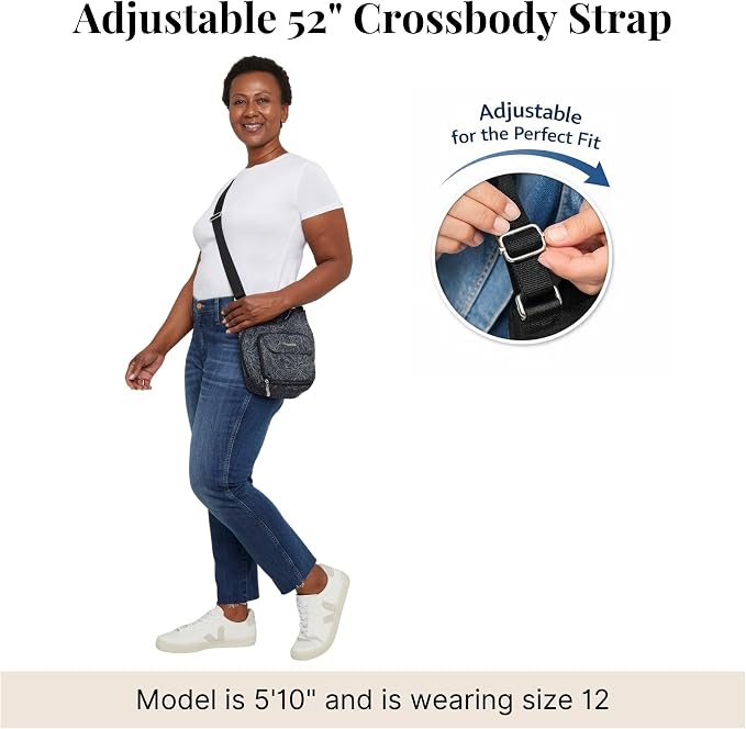 Baggallini Women Criss Cross Crossbody Bag