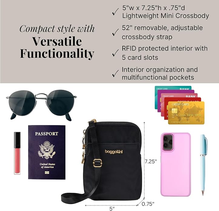 Baggallini The New Classic Collection Take Two RFID Bryant Crossbody