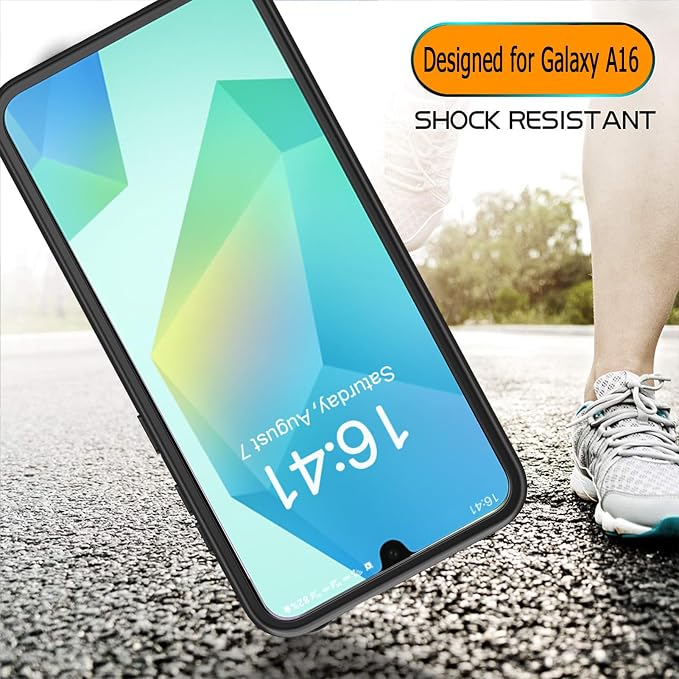 Battery Case for Galaxy A16/A17, 10000mAh High Capacity Portable Charger Case, Rechargeable Smart Battery Pack Compatible with Galaxy A16 A17 6.7 inch Charging, Support Wireless & Carplay - Black