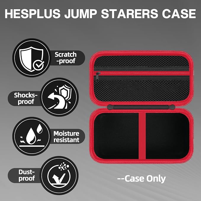 Hard Case for Boost Plus GB40 / Boost Sport GB20 UltraSafe Car Battery Jump Starter, Portable Storage Jump Starter Box (Case Only)