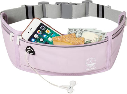 Slim Running Belt Fanny Packs for Women, Waist Pack Money Belt Phone Holder for Running