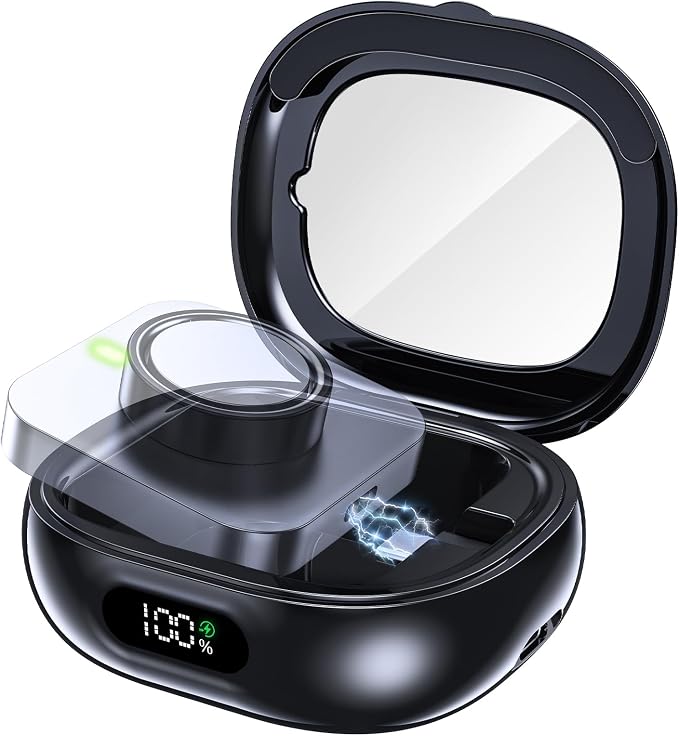 Tensea Portable Charging Case Compatible with Oura Ring Gen 4 & Gen 3, 2000mAh Wireless Power Station, Universal Fit, 30-Day Runtime Charger Accessories (Official Charger NOT Included)