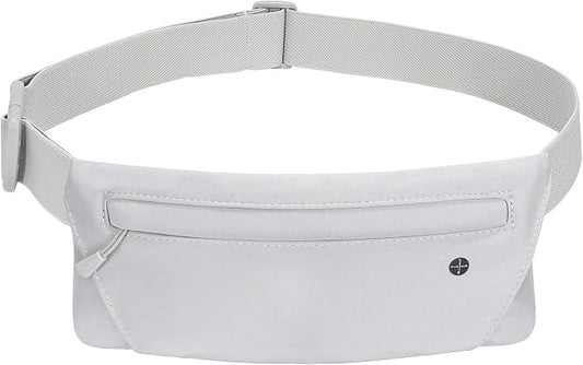 WHIPPY Slim Running Belt Fanny Pack for Women Men Elastic Runners Belt Waist Pouch Chest Bag Phone Holder Waist Pack for Running Hiking