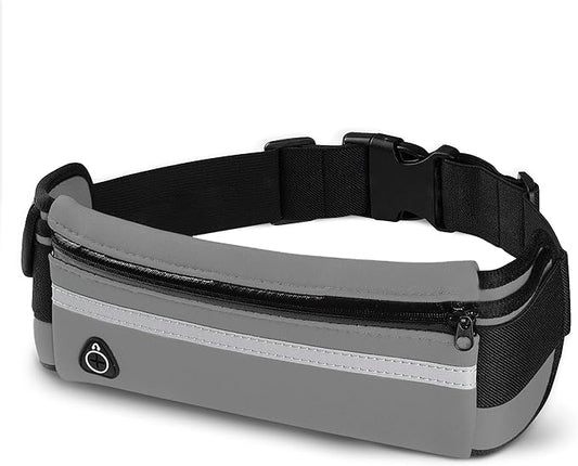 E Tronic Edge Running Belt for Women and Men, Money Belt and Running Fanny Pack, Hiking Fanny Pack, Holder for Cell Phone, Money, and Keys, Adjustable Belt Pouch fits Most Phone and Waist Sizes