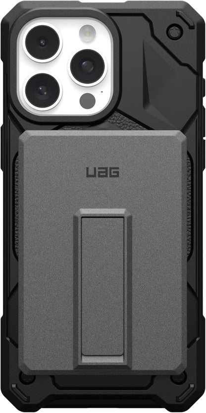 URBAN ARMOR GEAR UAG 5000mAh Power Bank SRGE 20W USB-C Slim Magnetic Wireless Portable Charger Fast Charging Battery Pack w/Kickstand Compatible with iPhone 17, Samsung Galaxy S26, Black/Grey