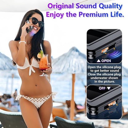 2025 New for Samsung Galaxy S24 Ultra Case Waterproof, [Built-in Camera & Screen Protector][Military Grade Shockproof][IP68 Underwater][Dustproof][Dropproof] Full Body Phone Case for S24 Ultra 6.8"