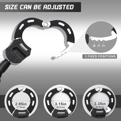 Scooter Lock, Electric Scooter Locks Anti Theft & Waterproof Scooter Bag, Bike Lock with Key, Heavy Duty Handcuff Chain Lock for E Scooter, Electric Bike, Bicycle, Motorbikes