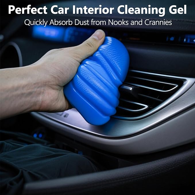 Car Cleaning Gel Car Clean Putty, Car Interior Cleaner Slime, Car Putty Auto Detailing Tools Kit Supplies Car Accessories, Perfect Dust Remover, Christmas Stocking Stuffers Gifts for Men Women