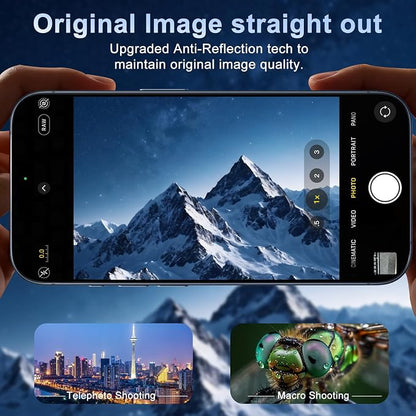 surundo for iPhone 17 Pro Max Camera Protector, Bling Glitter Camera Cover Design Flowing Liquid Quicksand, [Not Easy to Fall] [Strong Adsorption] 9H Tempered Glass Lens Cover Stylish Accessories