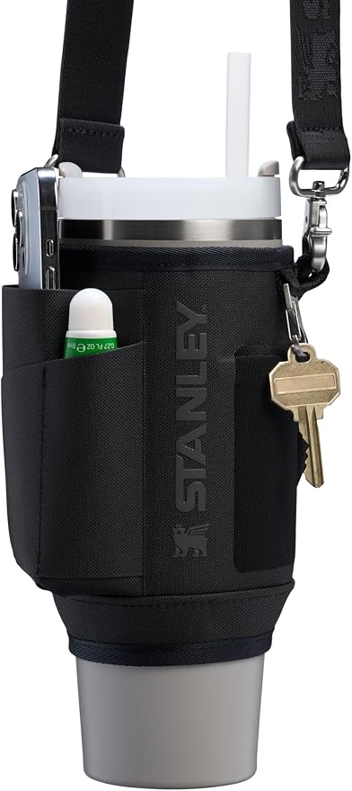 STANLEY All Day Quencher Carry All for 40 oz Tumbler with Handle | Crossbody Bag with Phone Holder Pocket, Card Sleeve & Detachable Strap | Water Bottle Carrier Bag | BPA-Free |