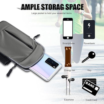 Phone Holder for Running Armband Cell Phone Holder for iPhone Armband 17 16 16e 15 14 13 12 11 Pro Max Xs Xr X Plus Galaxy Ultra Note Women Men Kids Bag,Workout Sports Arm Bands Sleeve Pouch