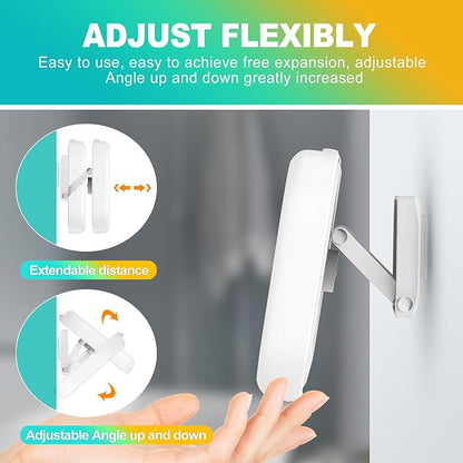 360° Rotation Waterproof Shower Phone Holder with HD Sensitive Touch Screen, Universal Wall Mount for 4-7" Cell Phones, Bathroom, Bathtub & Kitchen Accessory
