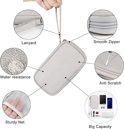 Organizer Bag Case Electronic Devices Travel Pouch Cable USB Charger Accessories Cellphone SD Power Bank Earphone