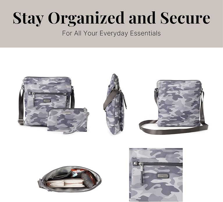 Baggallini womens Go Bagg With Rfid Phone Wristlet